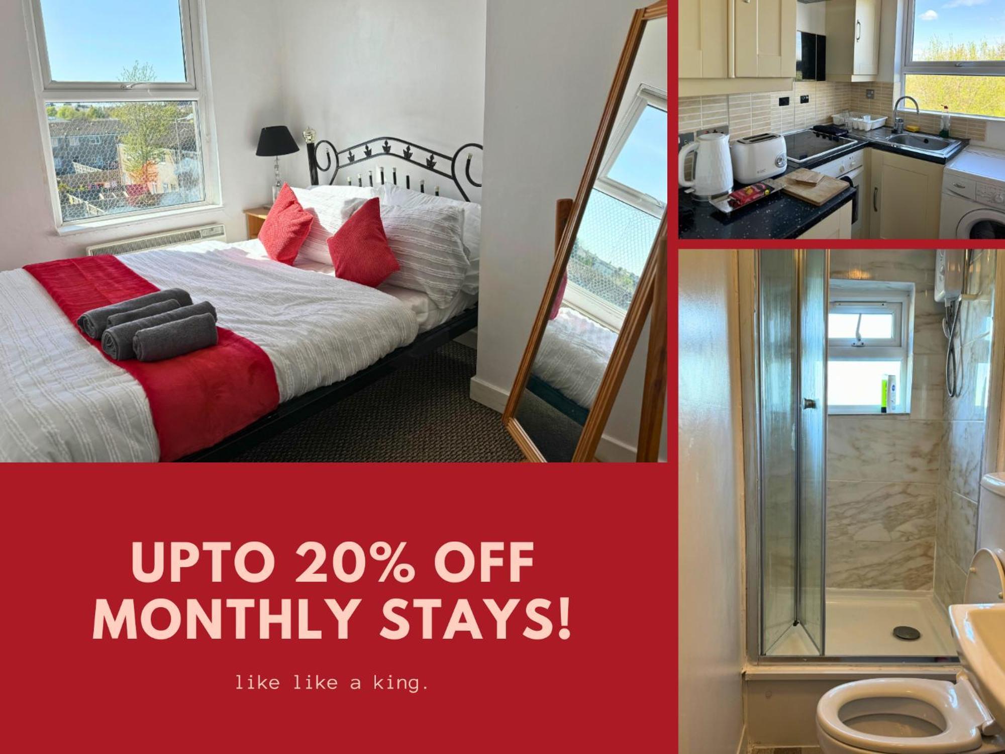 Apartment Cosy 2 Bed For Families With Free Parking *